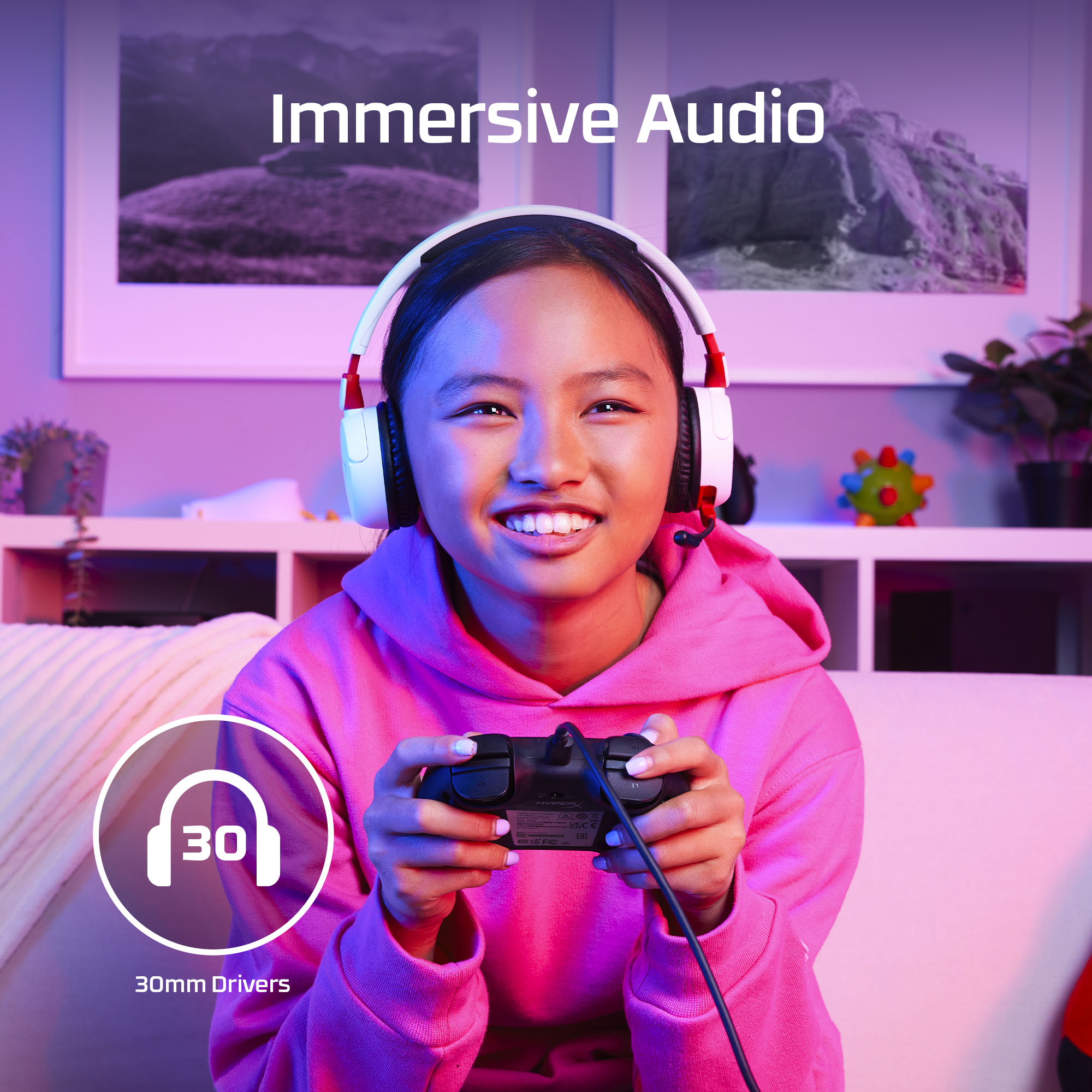 HyperX Cloud Mini Wireless White Headset – image 3