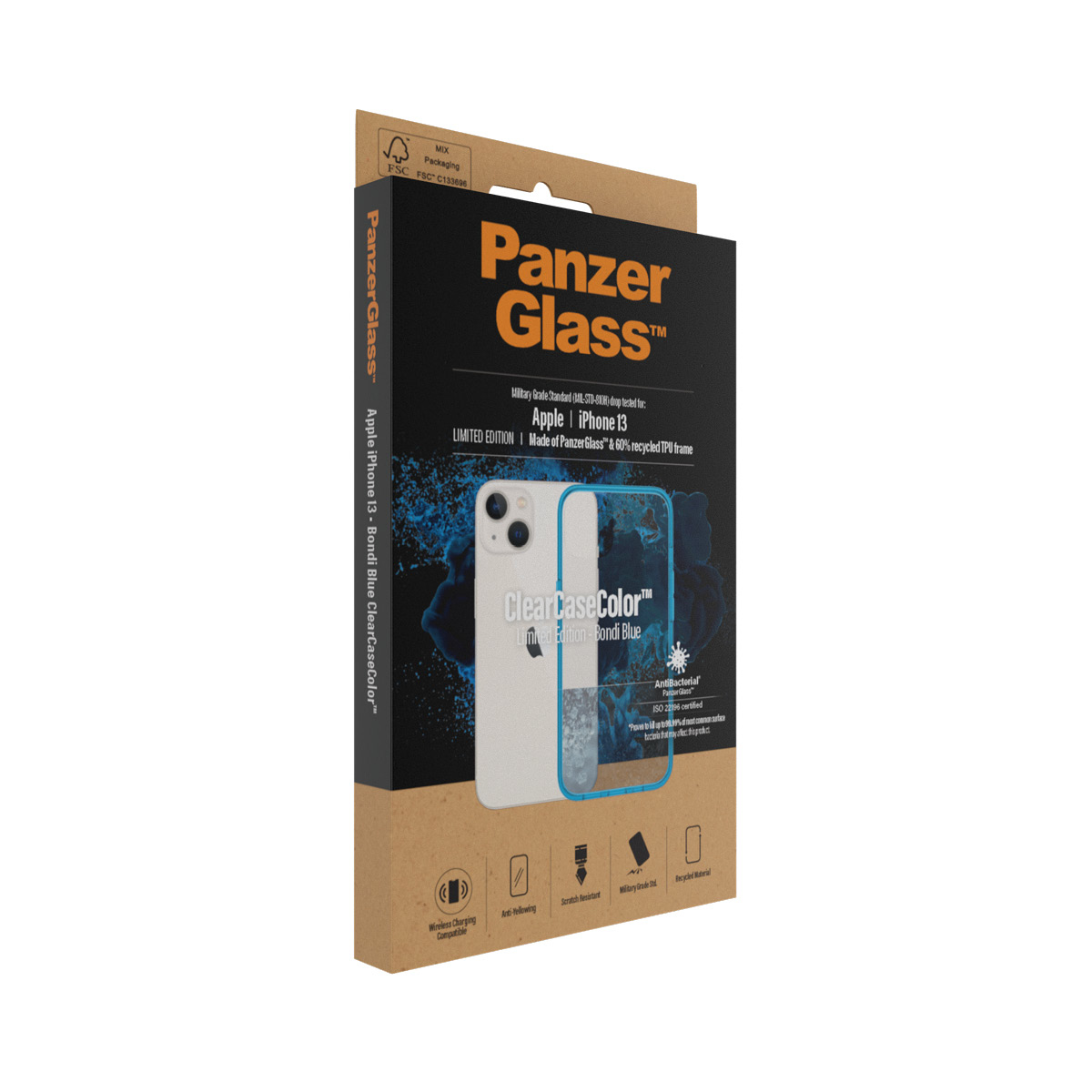PanzerGlass ® ClearCaseColor™ iPhone 13 - Bondie Blue – image 4