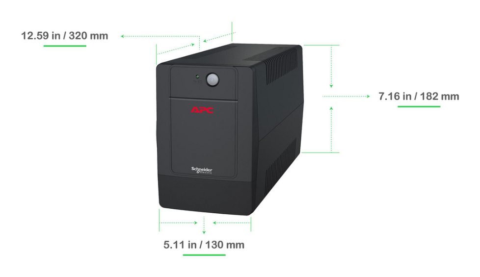APC BVG1200I-GR uninterruptible power supply (UPS) Line-Interactive 1.2 kVA – image 4