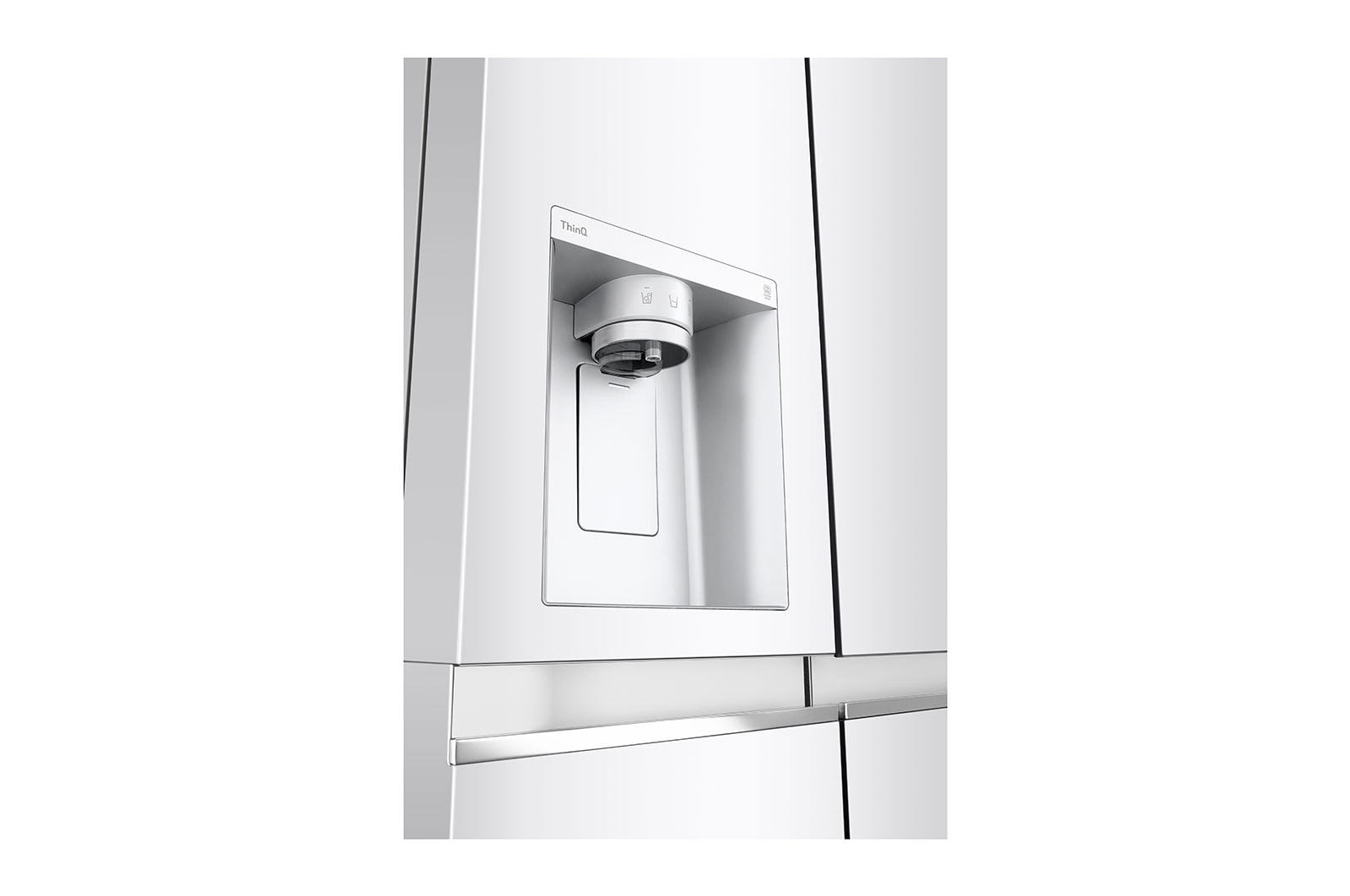 LG GSLV70SWTE side-by-side refrigerator Freestanding – image 4