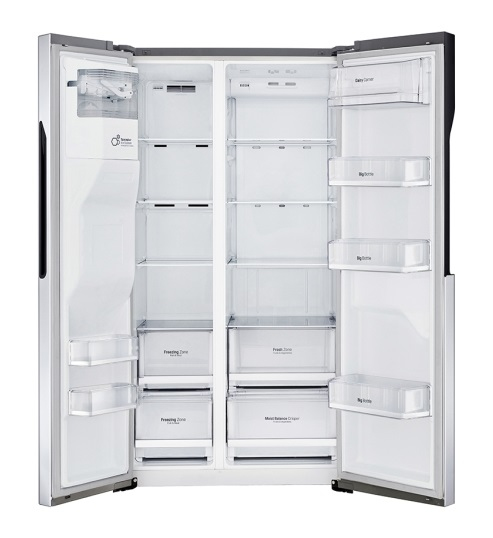 LG GSL560PZXV side-by-side refrigerator Freestanding – image 2