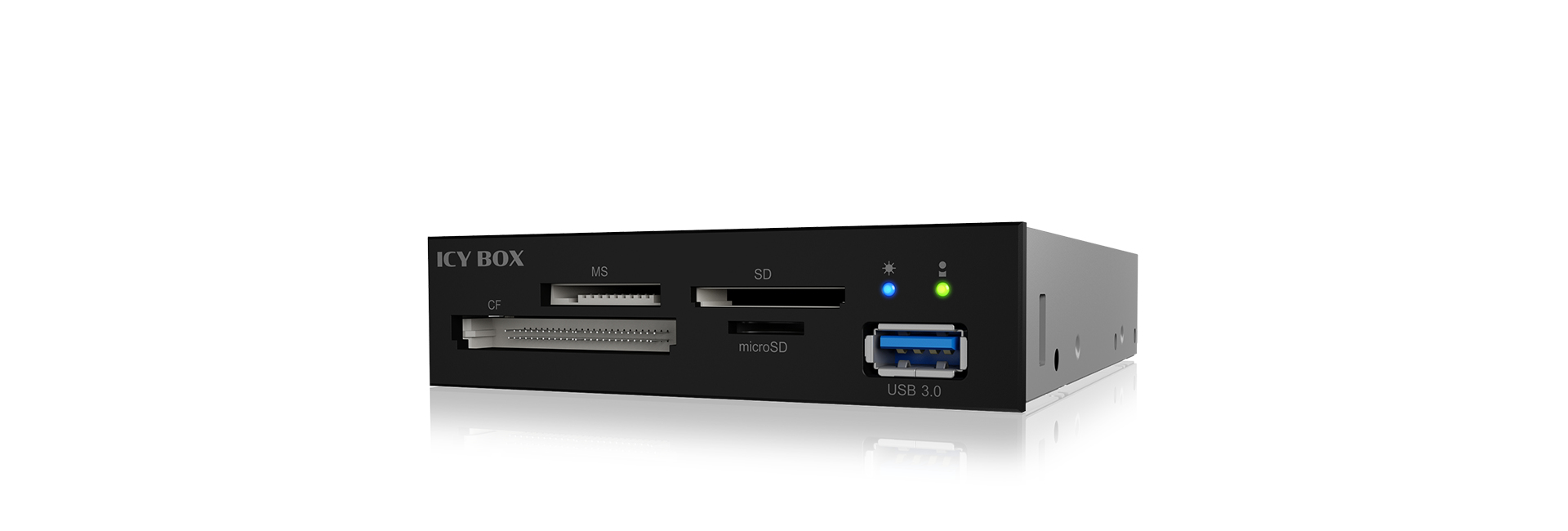 ICY BOX IB-872-i3 card reader USB Internal Black – image 3