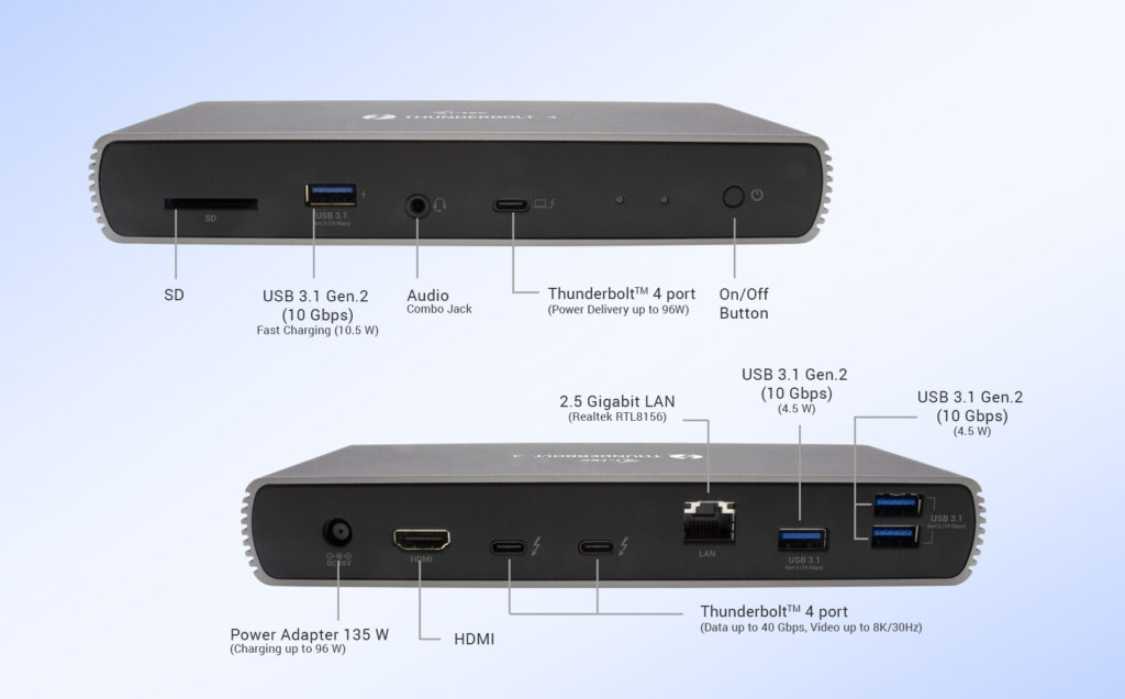i-tec Thunderbolt 4 Dual Display Docking Station + Power Delivery – image 9