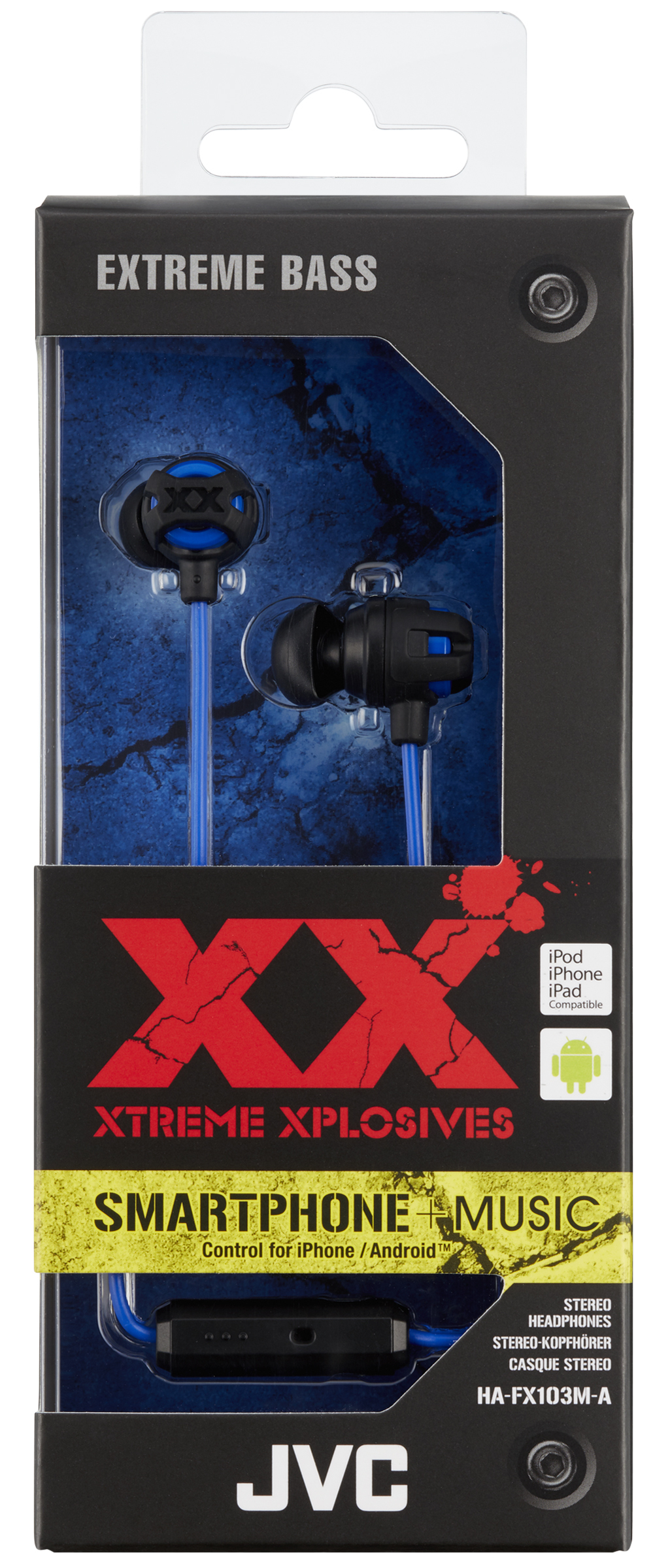 JVC HA-FX103M-A-E XTREME XPLOSIVES series headphones – image 2