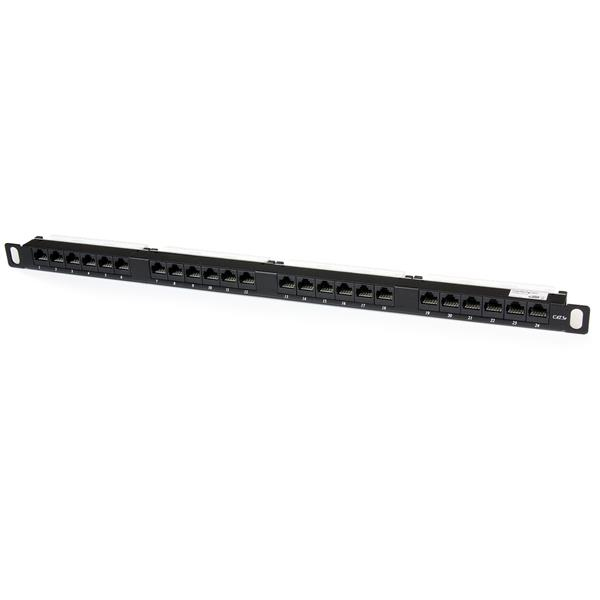 StarTech.com Tableau de connexion Cat5e 0,5U 24 ports