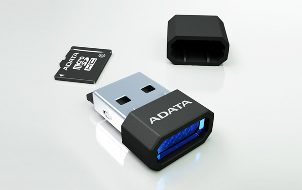 ADATA 64GB microSDXC + microReader V3 BKBL – image 1