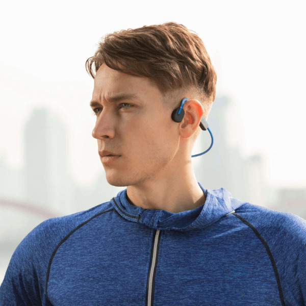 SHOKZ OpenMove Headphones Wireless Neck-band Sports USB Type-C Bluetooth Blue – image 5
