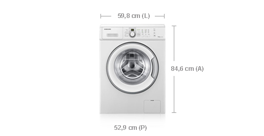 Samsung WF0700NBE washing machine Front-load – image 2