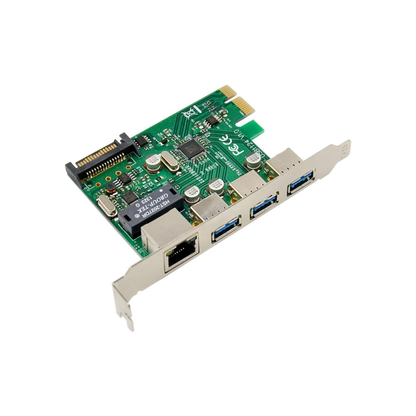 Microconnect MC-PCIE-USB3.0ETH network card Internal Ethernet 5000 Mbit/s – image 2