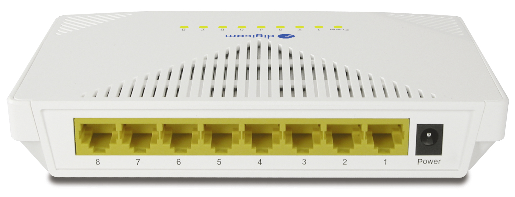 Digicom SWG08-T03 Gigabit Ethernet (10/100/1000) White – image 2