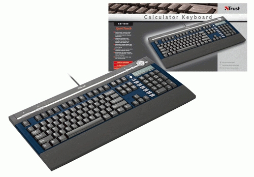 Trust Calculator Keyboard KB-1600, FR – image 2