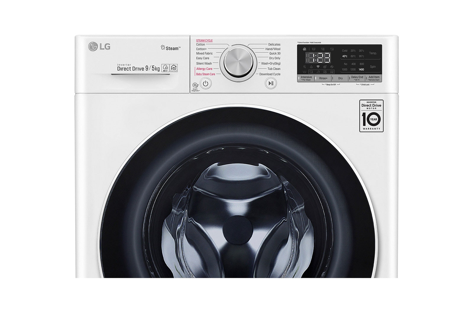 LG F4DN409S1 washer dryer Freestanding Front-load White – image 4