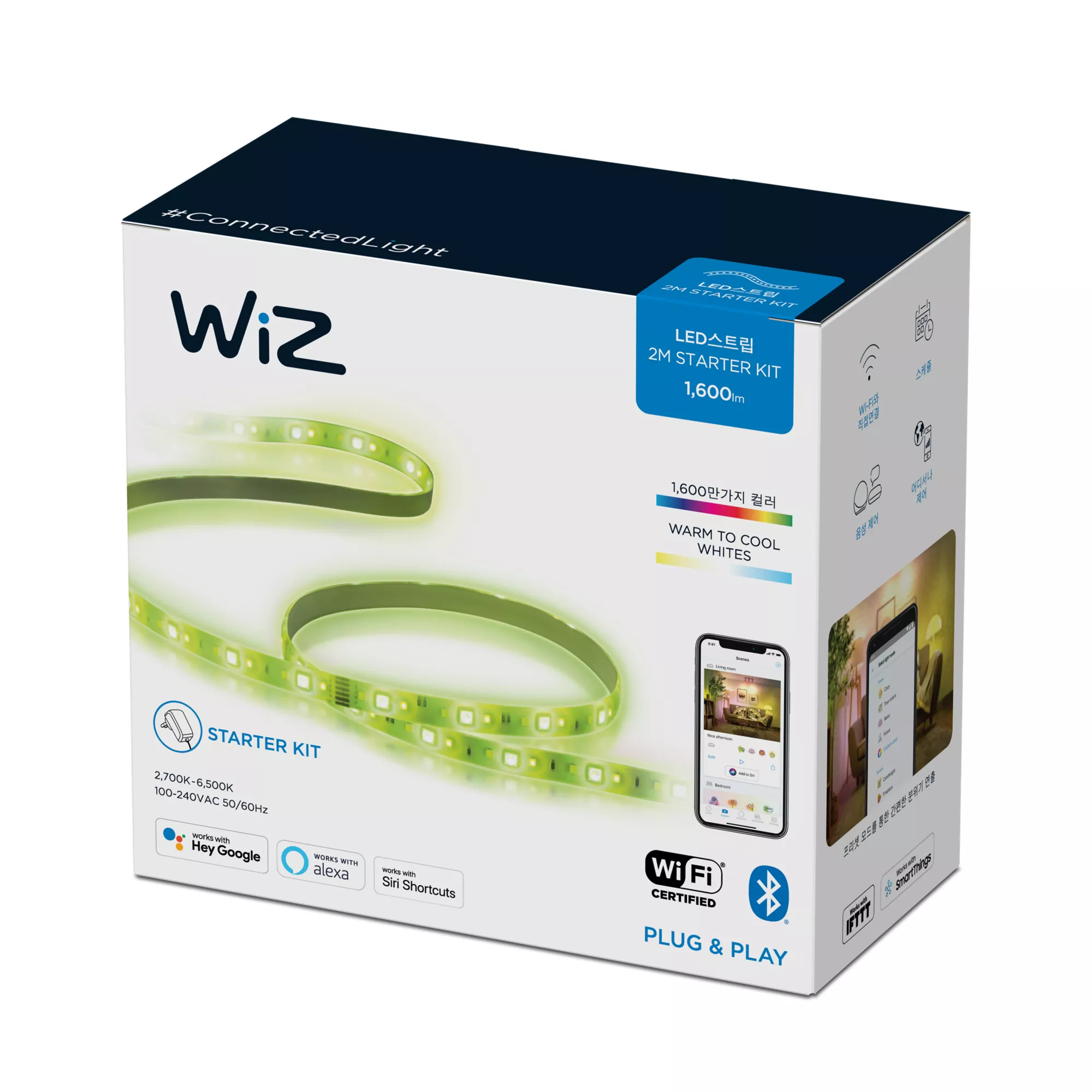 WiZ 8719514554016 smart lighting Smart strip light Wi-Fi/Bluetooth – image 3