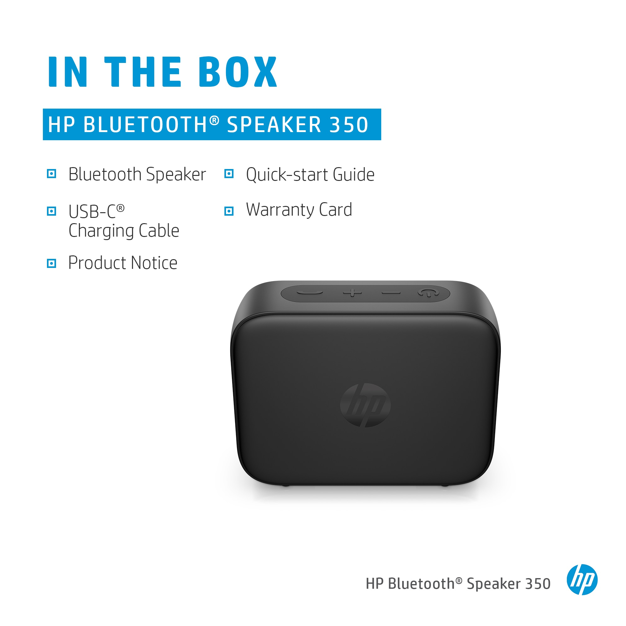 HP Blue Bluetooth Speaker 350 image 8