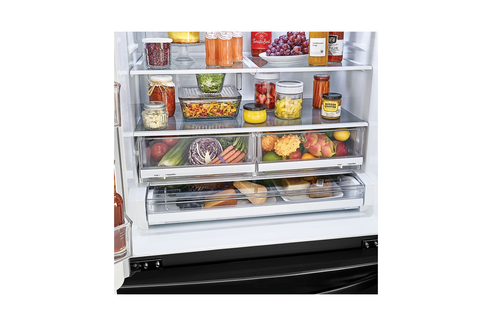 LG GML8031MT side-by-side refrigerator Freestanding – image 7