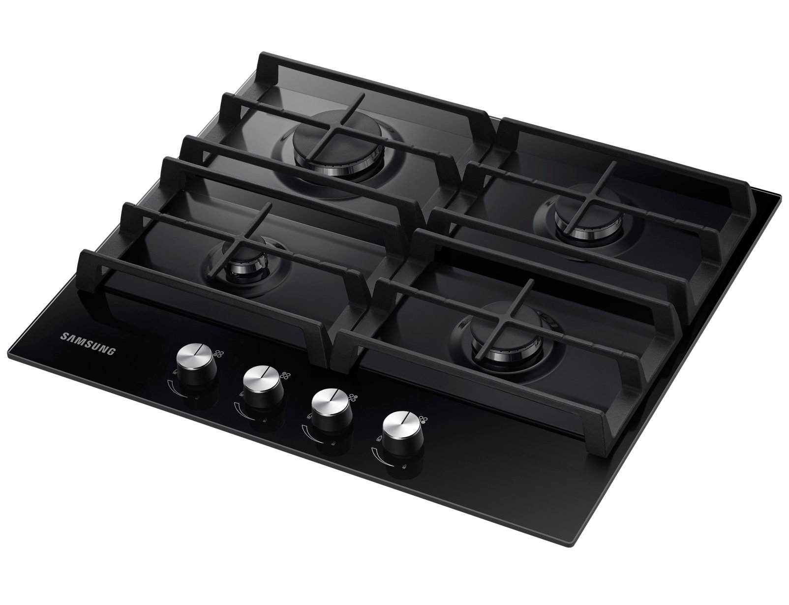 Samsung NA64H3010AK/TR hob Black Built-in Gas 4 zone(s) – image 3