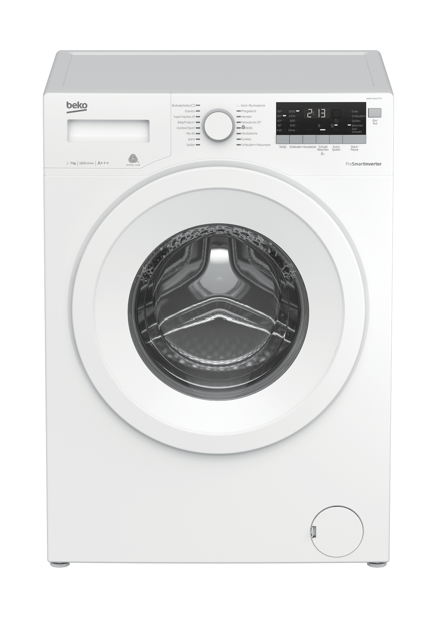 Beko WMB 71643 PTM — vue 1 sur 2