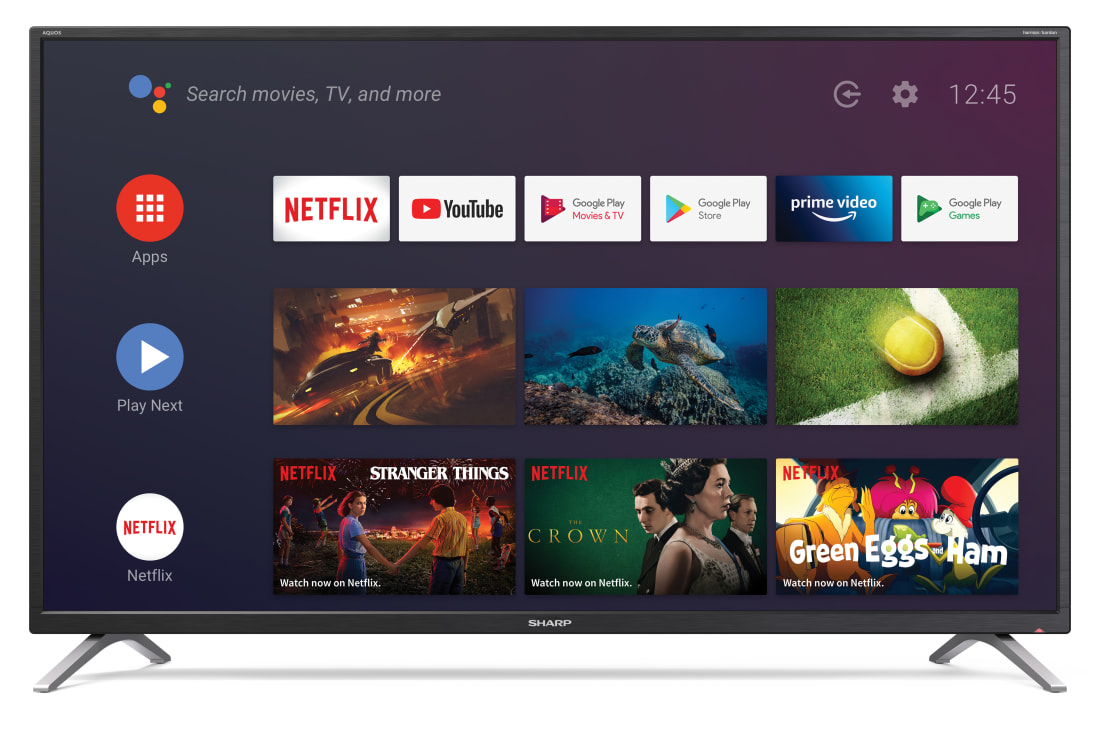 Téléviseur LED HD Android SHARP 32BI5E 32 pouces Noir Neuf — photo 5