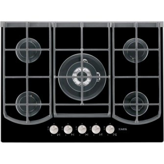 AEG HG795440NB hob Black Built-in 5 zone(s)