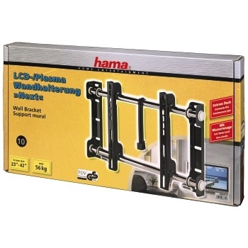Hama "Next" Plasma/LCD Wall Bracket, VESA 400x200, fixed, black – image 3