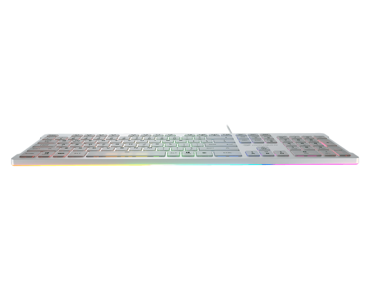 COUGAR 37VSWRNMW.0002 keyboard Gaming USB QWERTY UK International White – image 4