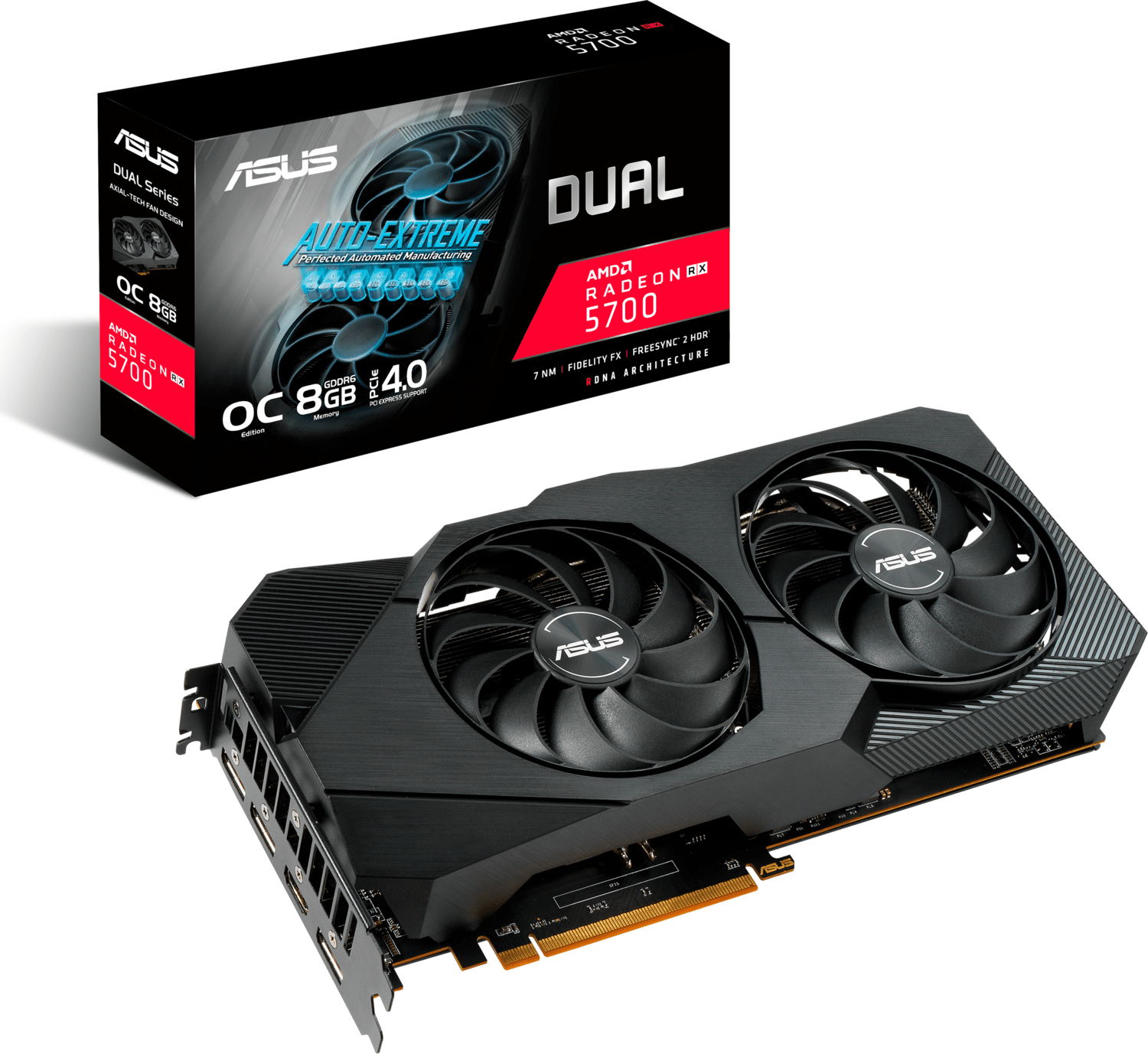 ASUS Dual -RX5700XT-O8G-EVO AMD Radeon RX 5700 XT – image 2