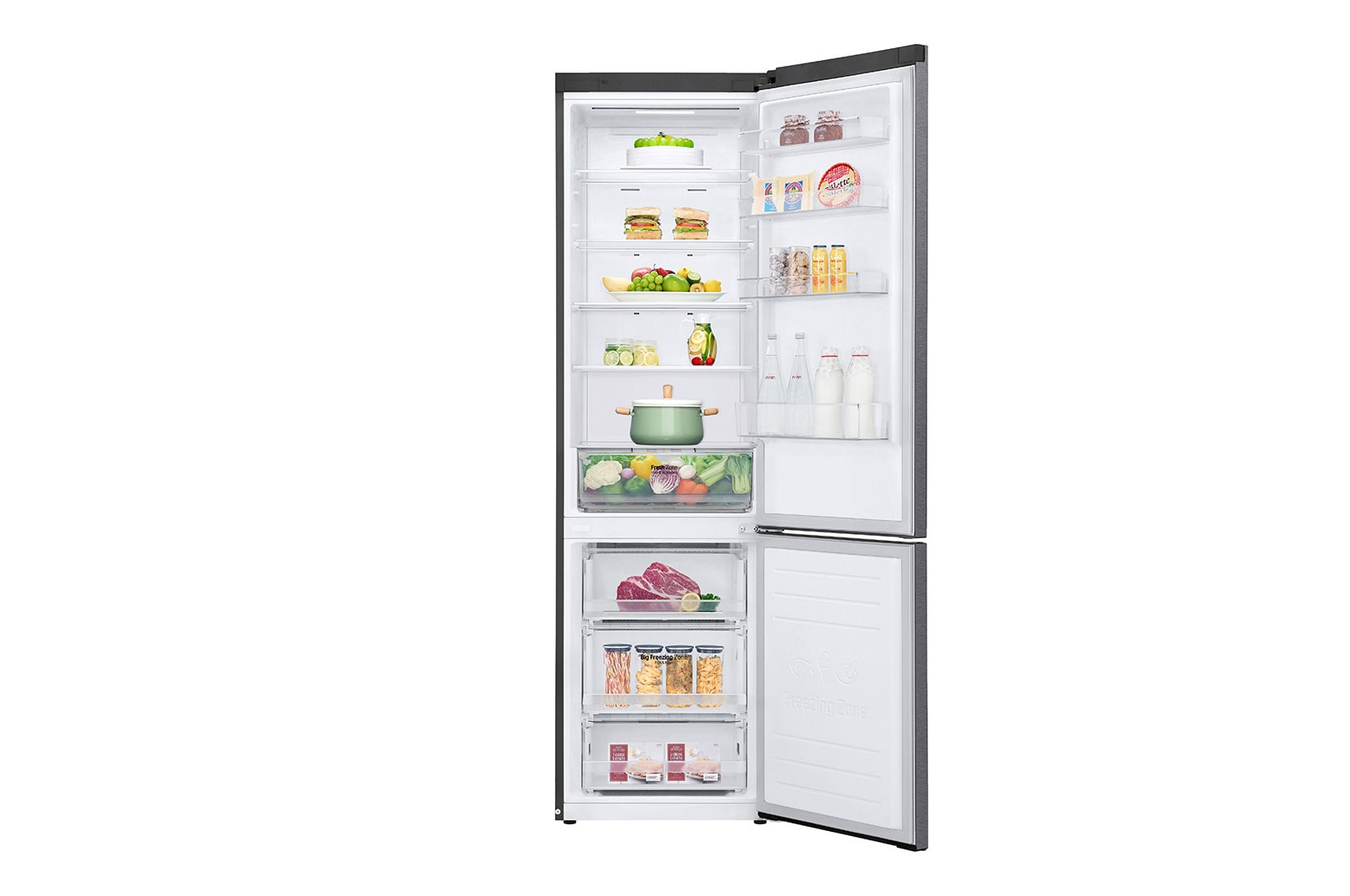 LG GBP32DSKZN fridge-freezer Freestanding – image 2