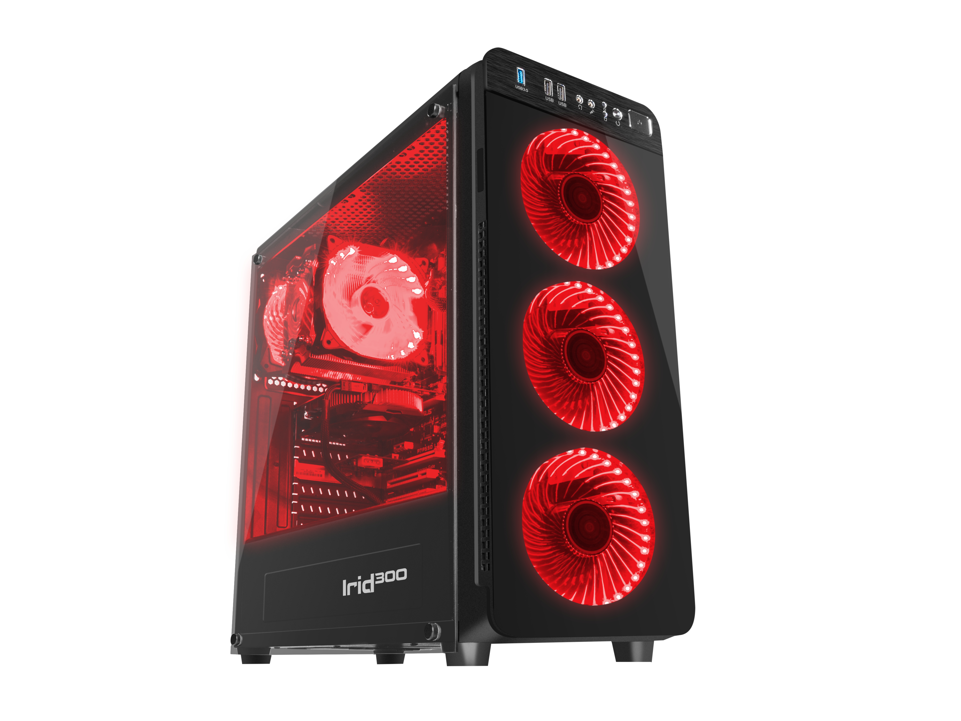 GENESIS Irid 300 Midi Tower Black image 1