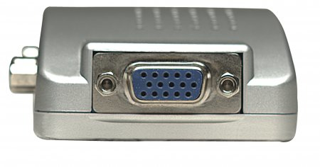 Manhattan PC TV Converter, Displays PC Monitor Signal on TV, Connects a VGA port to TV – ideal for computers without a TV-out connector, Three Year Warranty – image 3
