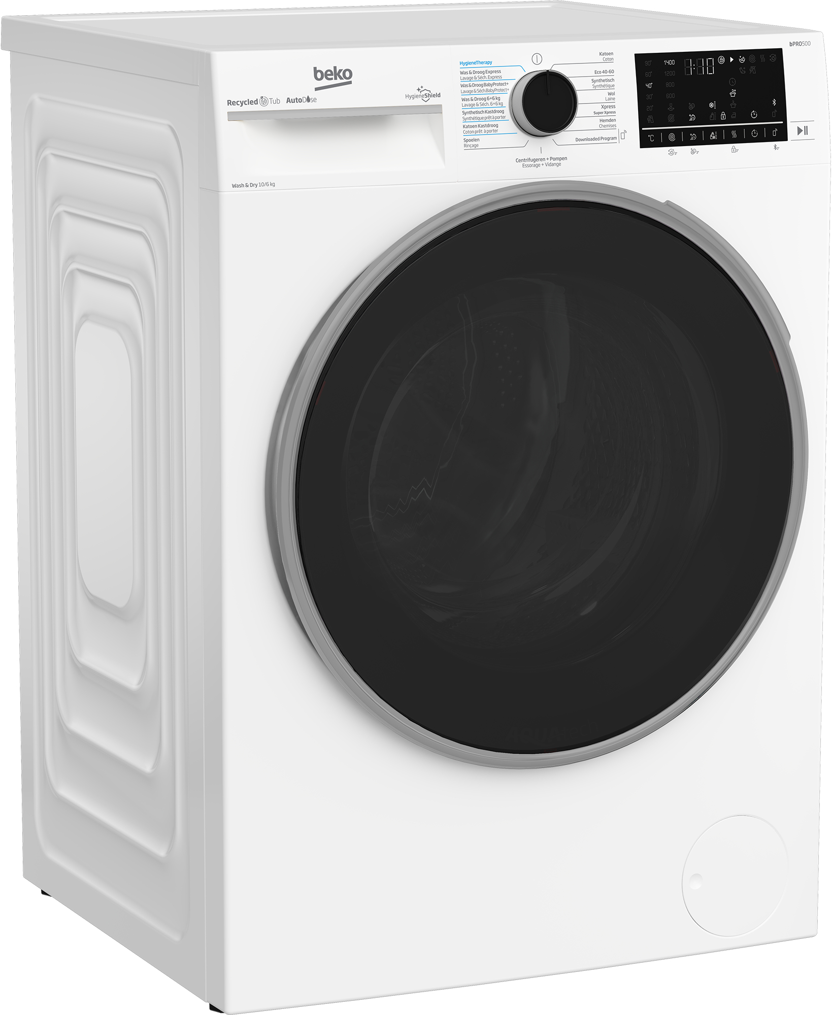 Beko B5DT510446W washer dryer Freestanding Front-load White – image 2