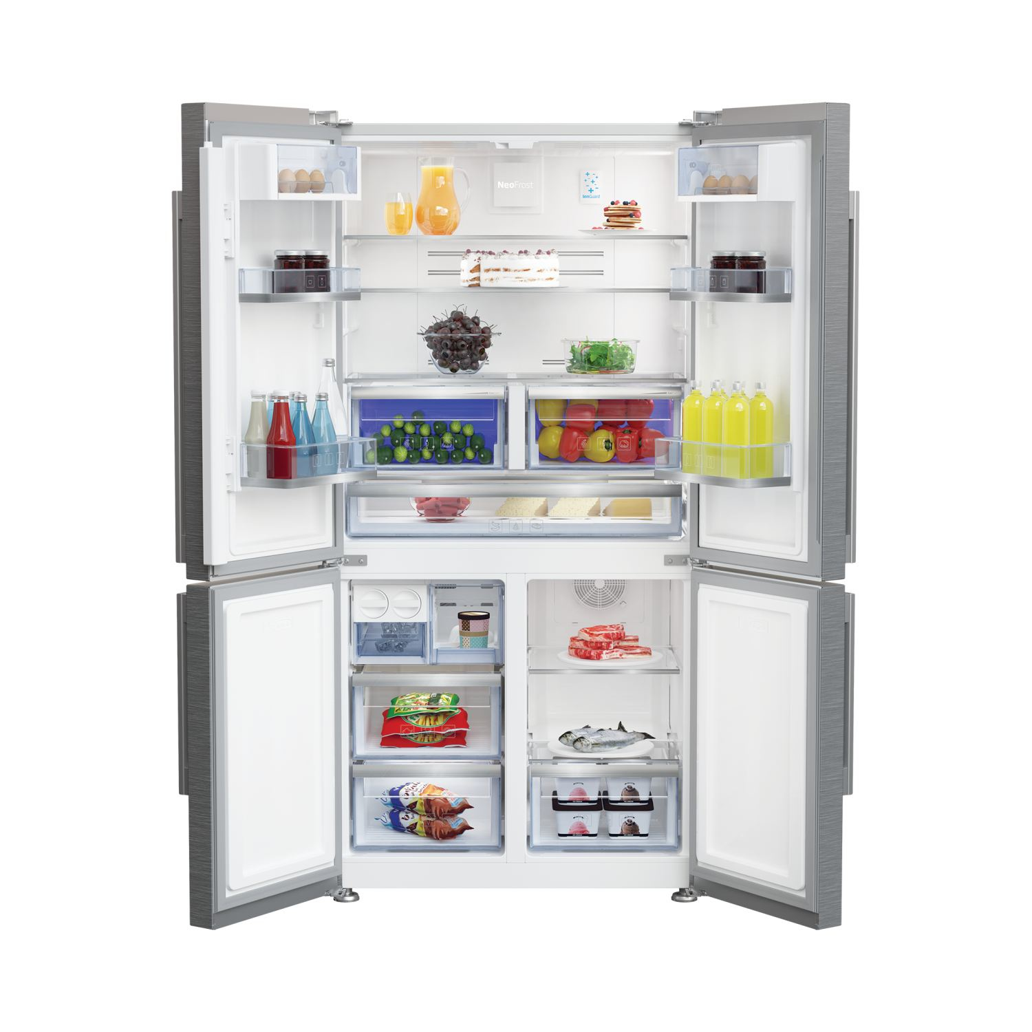 Beko GN1416231ZX side-by-side refrigerator Freestanding – image 3