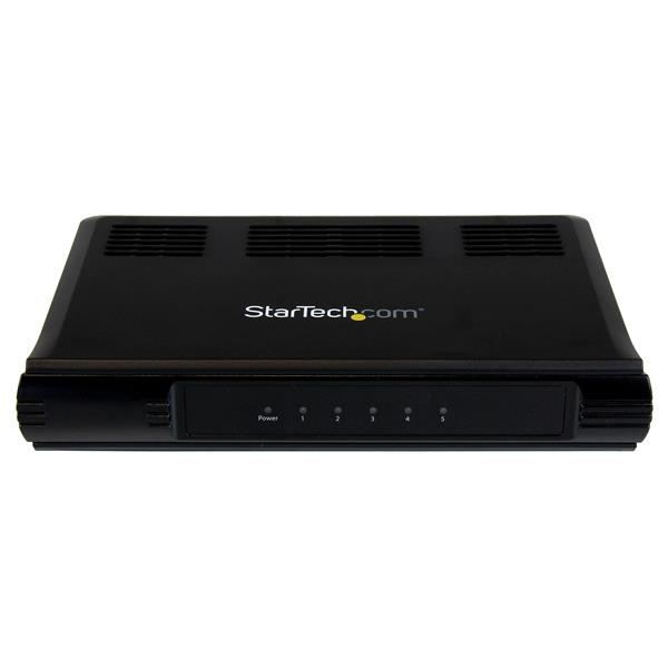 StarTech.com 5 Port Unmanaged Energy-Efficient Gigabit Ethernet Switch - Desktop / Wall Mount Network Switch – image 2