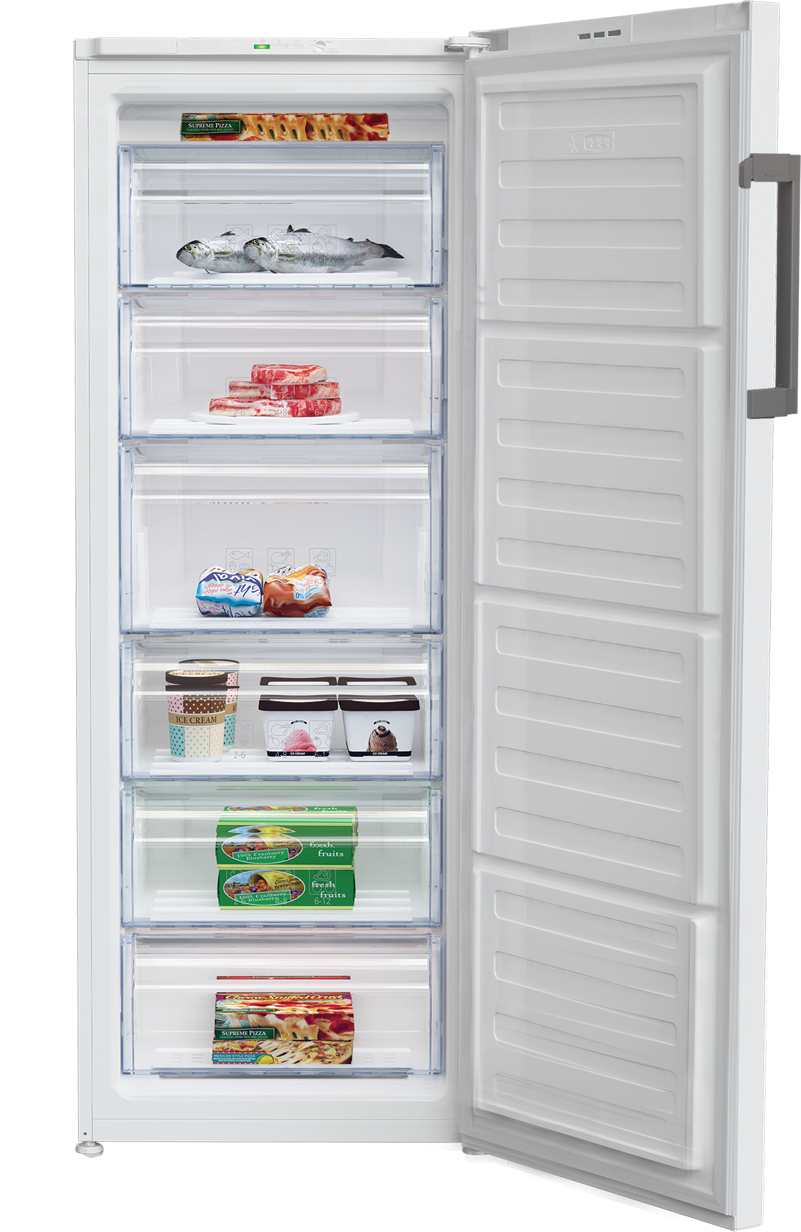 Beko RFSA240M43WN freezer Upright freezer Freestanding – image 3