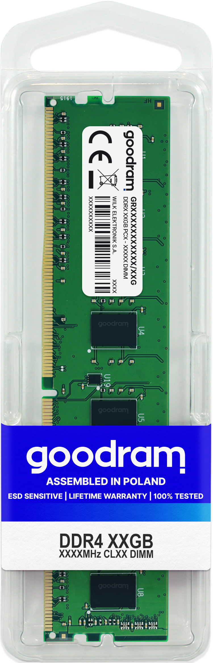 Goodram GR2666D464L19/32GDC memory module 32 GB 2 x 16 GB DDR4 288-pin DIMM image 3