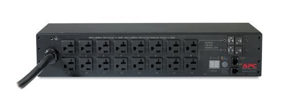 APC AP7802B power distribution unit (PDU) 16 AC outlet(s) 2U Black – image 2