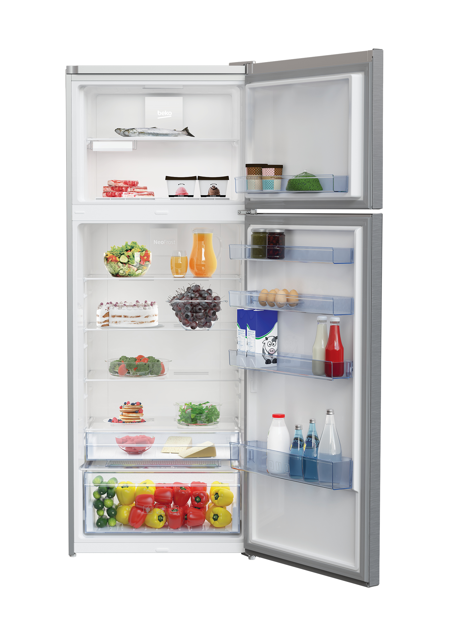 Beko RDNE455K30ZXBN fridge-freezer Freestanding – image 6
