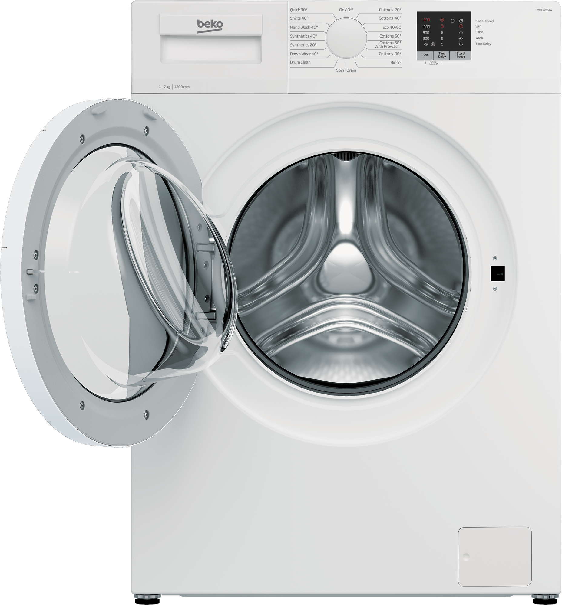 Beko b100 WTL72051W Freestanding – image 4
