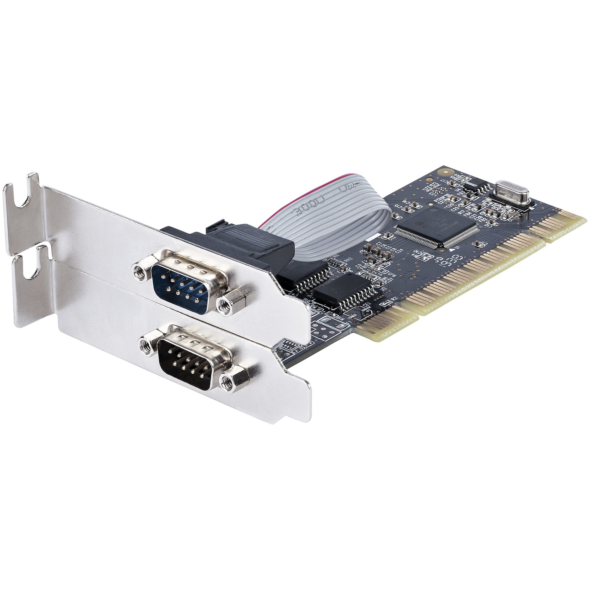 StarTech.com 2-Port PCI RS232 Serial Adapter Card - PCI Serial Port Expansion Controller Card - PCI to Dual Serial DB9 Card - Standard (Installed) & Low Profile – image 6