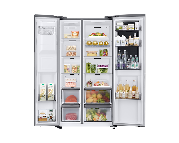 Samsung RH68B8830S9 side-by-side refrigerator Freestanding Silver – image 4