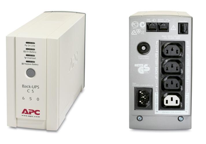 APC BK650-AS uninterruptible power supply (UPS) 0.65 kVA – image 1