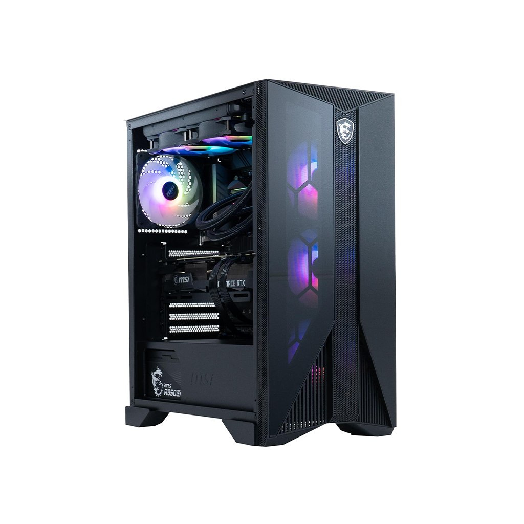 MSI Aegis RS 14NUF7-639US Intel® Core™ i7 i7-14700KF 32 GB DDR5-SDRAM 2 TB SSD NVIDIA GeForce RTX 4070 Ti Windows 11 Home Desktop PC Black image 4