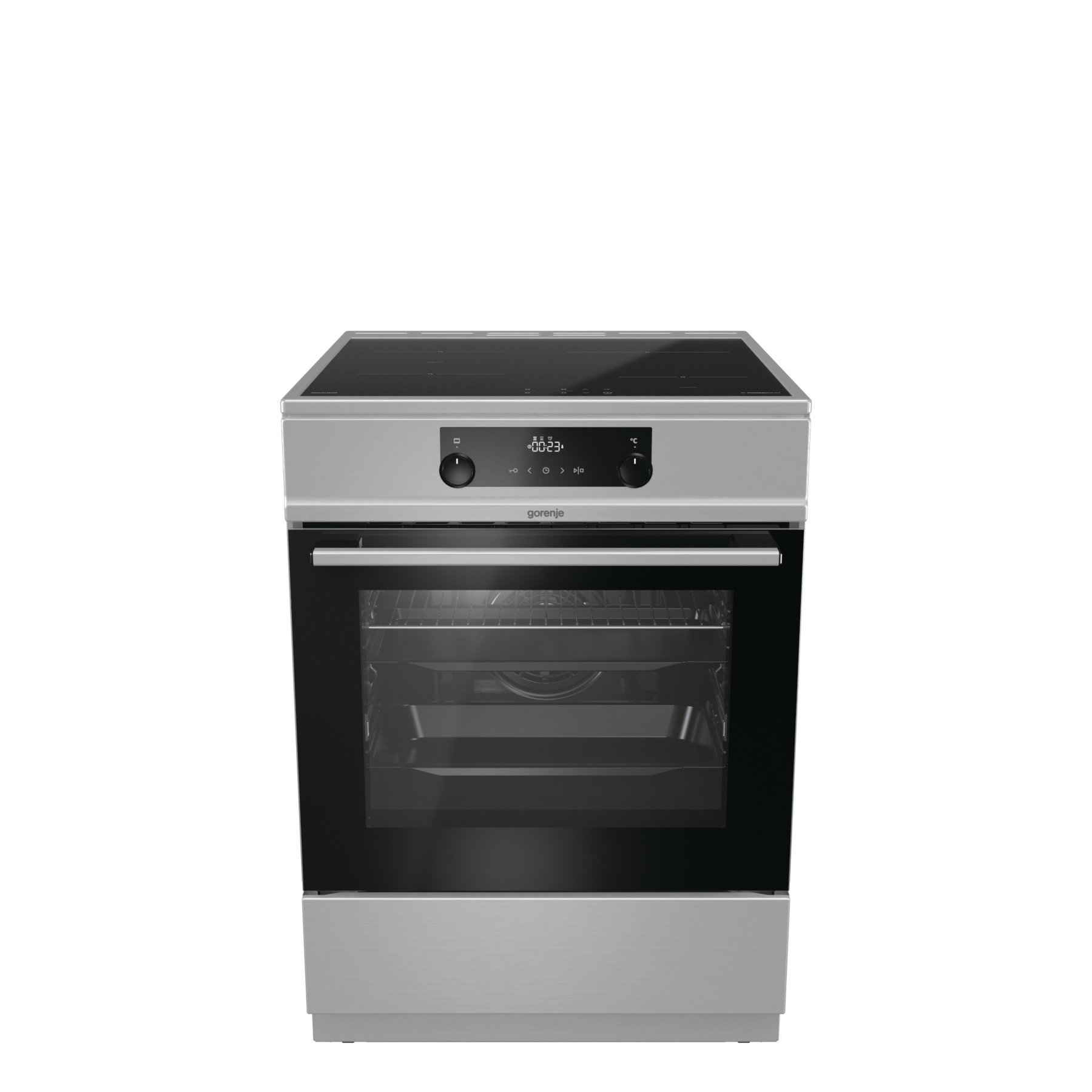 Gorenje EIT6355XPD Freestanding cooker Electric Zone induction hob Stainless steel – image 3