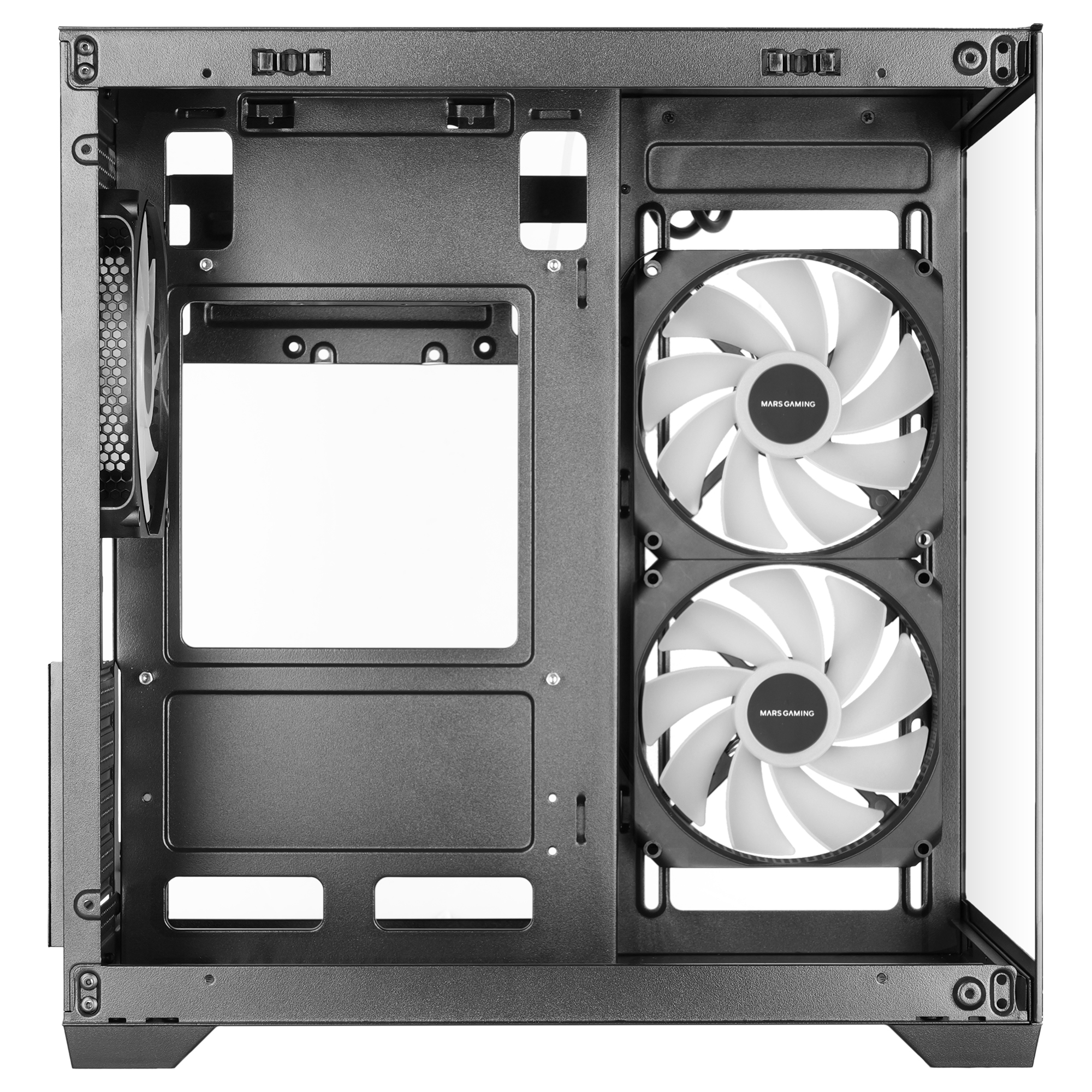 Mars Gaming MCVIEW3 computer case Mini Tower Black – image 8