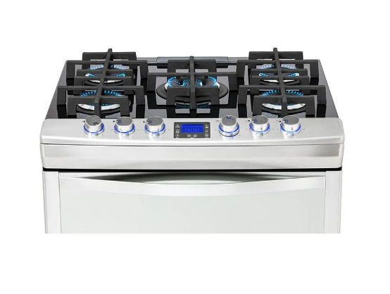 Whirlpool WF9996S cooker Freestanding cooker Gas Grey – image 3