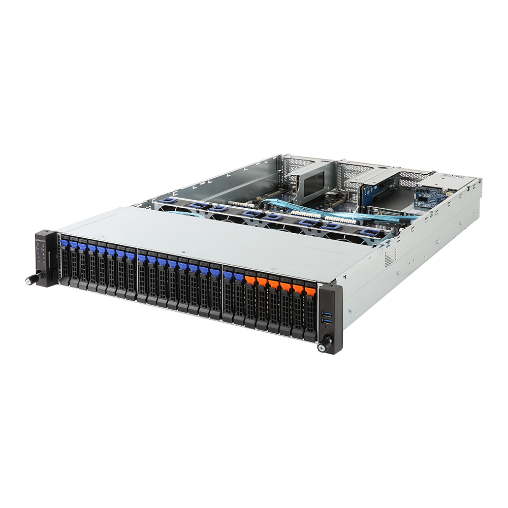 GIGABYTE R281-Z91 Rack (2U) Black, Grey