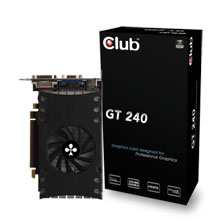 CLUB3D CGNX-G2424IF graphics card GeForce GT 240
