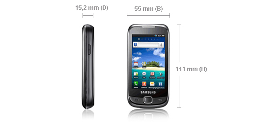 Samsung I5510 8.13 cm (3.2") 3G 0.16 GB Black – image 6