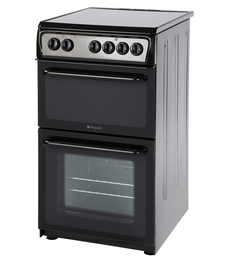 Hotpoint HAE51KS cooker Freestanding cooker Electric Ceramic hob Black – image 6