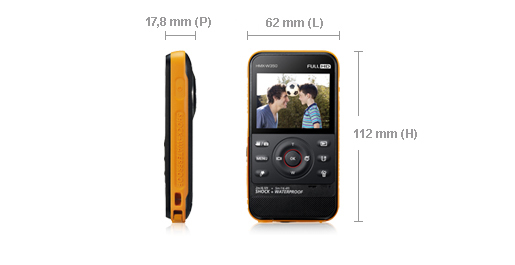 Samsung HMX-W350YP camcorder Actioncam – image 4