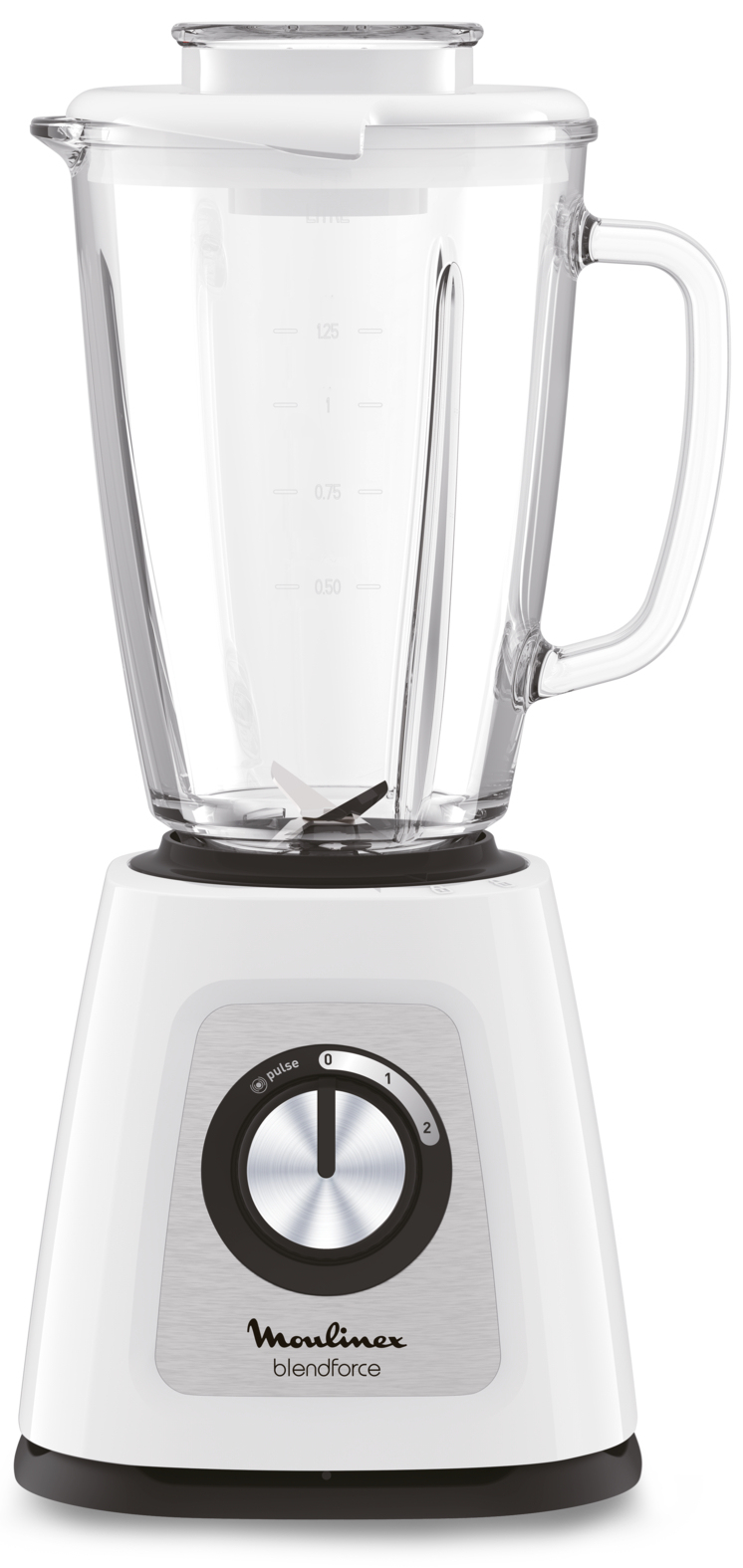 Moulinex LM433 1.75 L Tabletop blender 800 W White – image 1